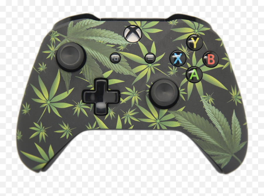 Weeds Xbox One S Custom Controller - Xbox One Custom Controller Emoji,How To Put Emojis On Xbox One Profile