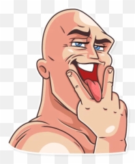 18 Memes Telegram - Go Baldly Stickers Emoji,Cute Face Emoticon Gaiaonline