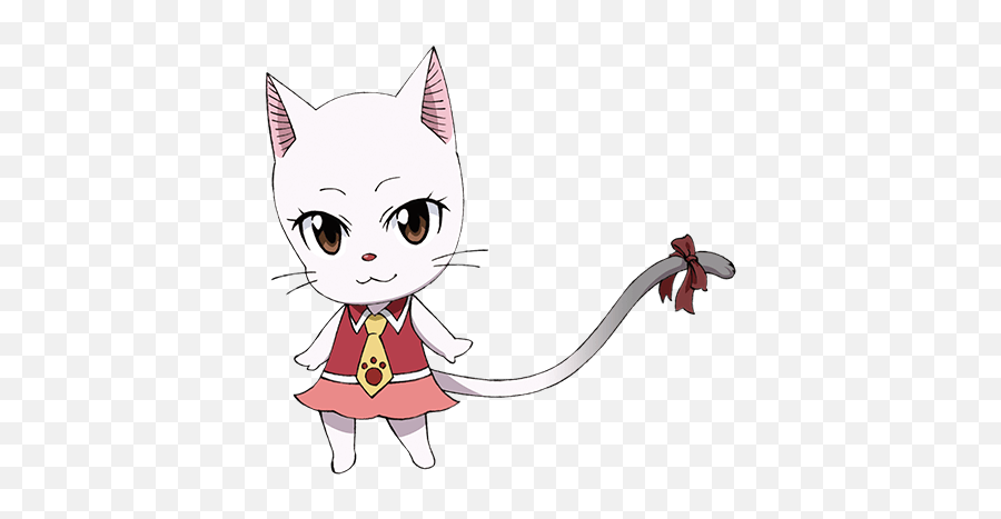Top 50 Adorable Anime Cats Of The Decade - Cutest Cats In Carla Fairy Tail Drawings Emoji,Cat Emotions Illustration