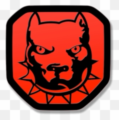 Bulldog Tailgate Emblem 2019 - Pitbull Emoji,Pitbull Emoji