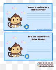 Free Printable Monkey Baby Shower Kit For Baby Boys - Oh My Dot Emoji,Emoji Invtaciones