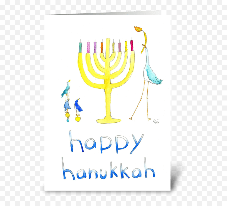 Happy Hanukkah Birds - Menorah Emoji,Hanukkah Emoticons For Twitter