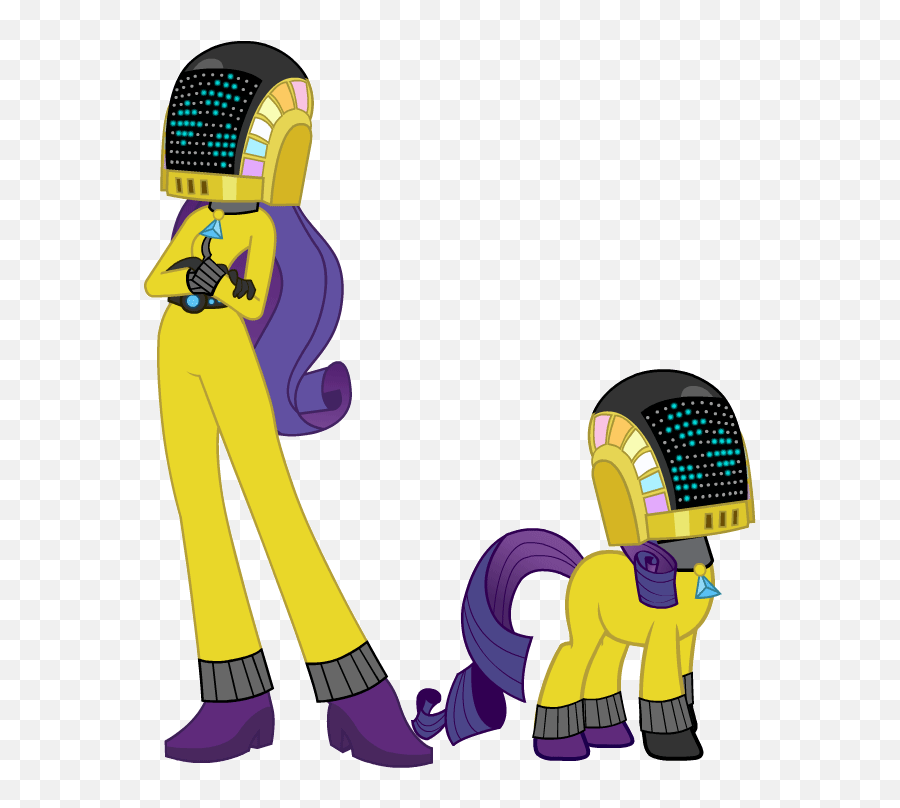 Top Daft Punk Stickers For Android - My Little Pony Rarity Daft Emoji,Emotion Daft Punk