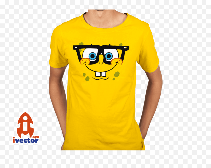 Carita Bob Esponja Lentes Eps - Ivector Escandalosos Dormidos Png Emoji,Imagenes De Emoticon Con Lentes