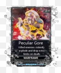 Peculiar Gore When - Warframe Inflation Emoji,Warframe Chains Of Harrow Emotion Cards