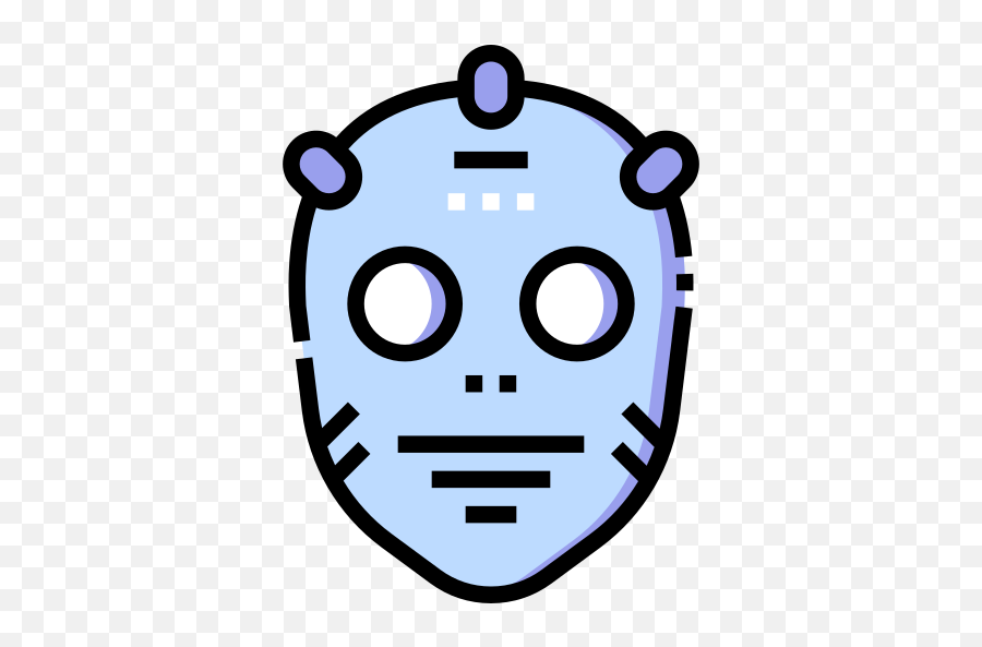 Hockey Mask - Dot Emoji,Hockey Mask Emoticon