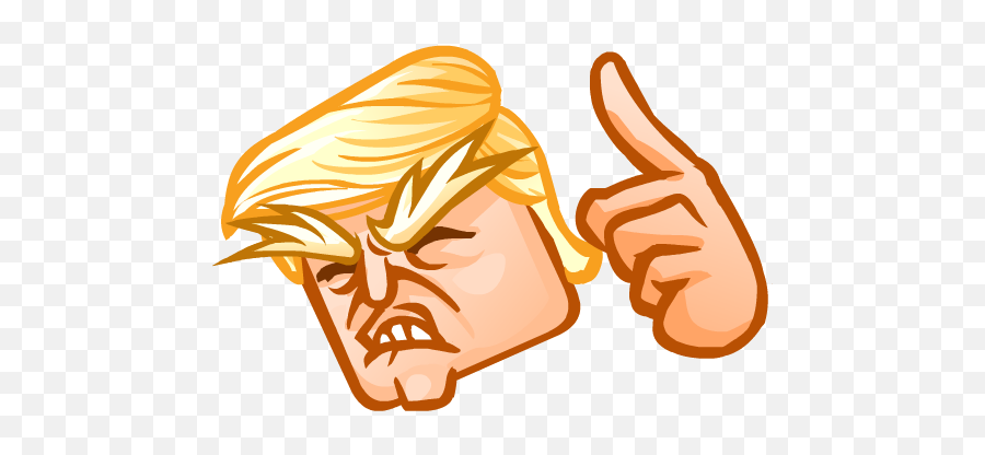 Trump - Sign Language Emoji,Usa Presidents Emoticon Trump Joke