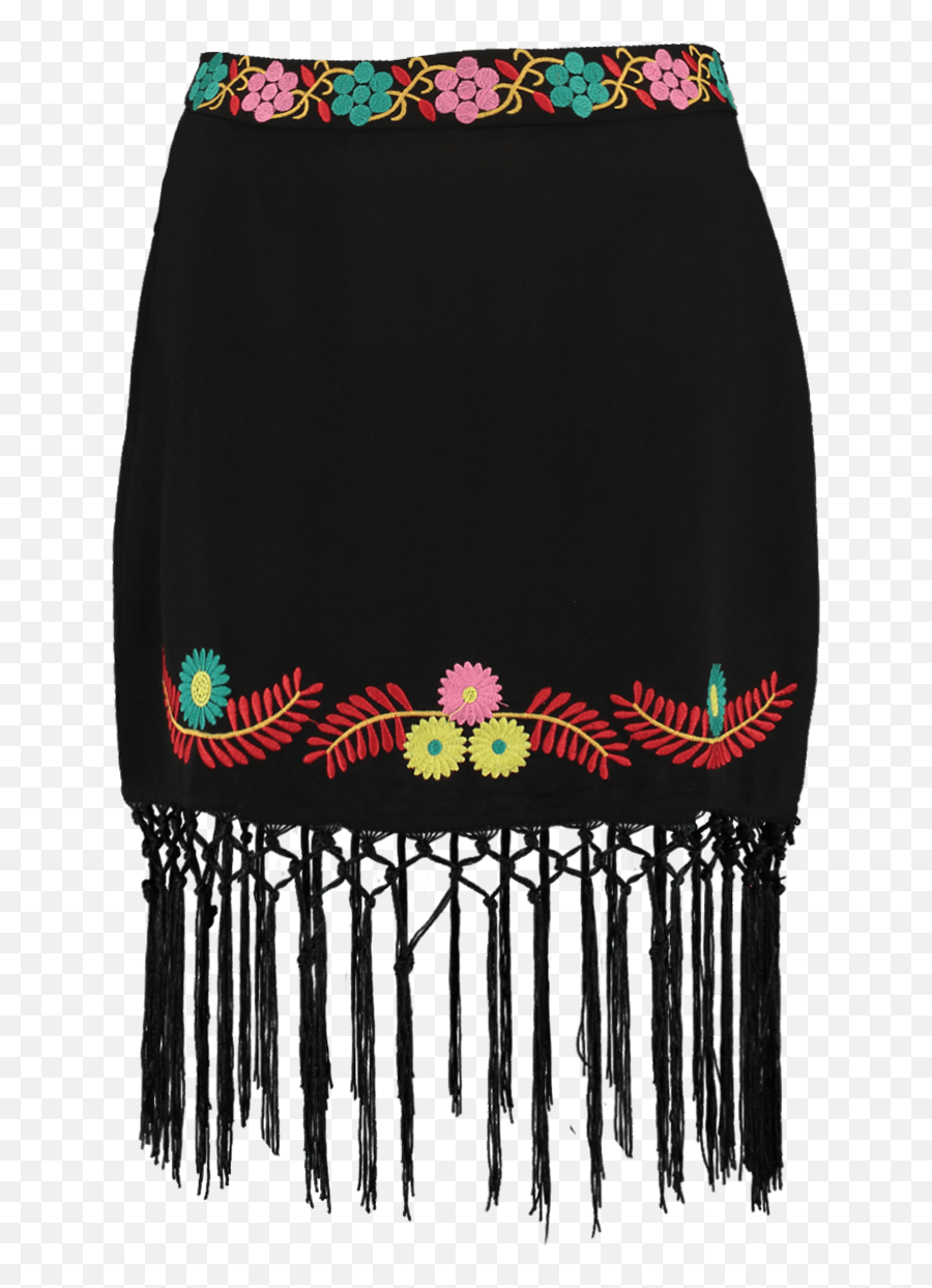 Tassel Talk - The Fix Elastic Waist Emoji,Emoji Crop Top And Skirt