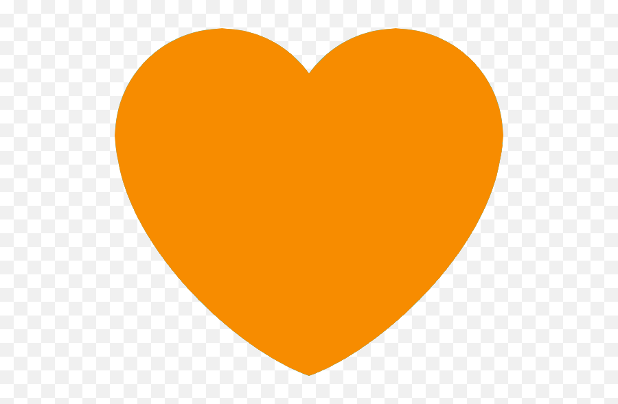 Free Orange Heart Transparent Download - Orange Heart Emoji,Orange Heart Emoji