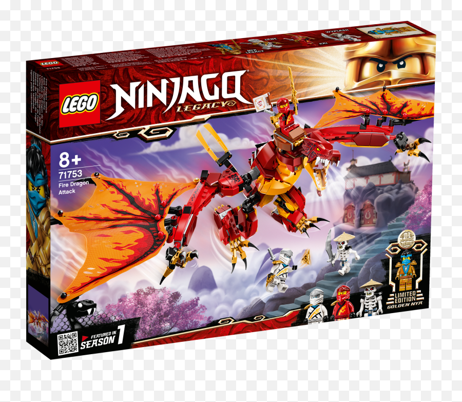 Fire Dragon Attack 71753 - Lego Ninjago Sets Legocom Lego 71753 Emoji,Ninjago Emotions