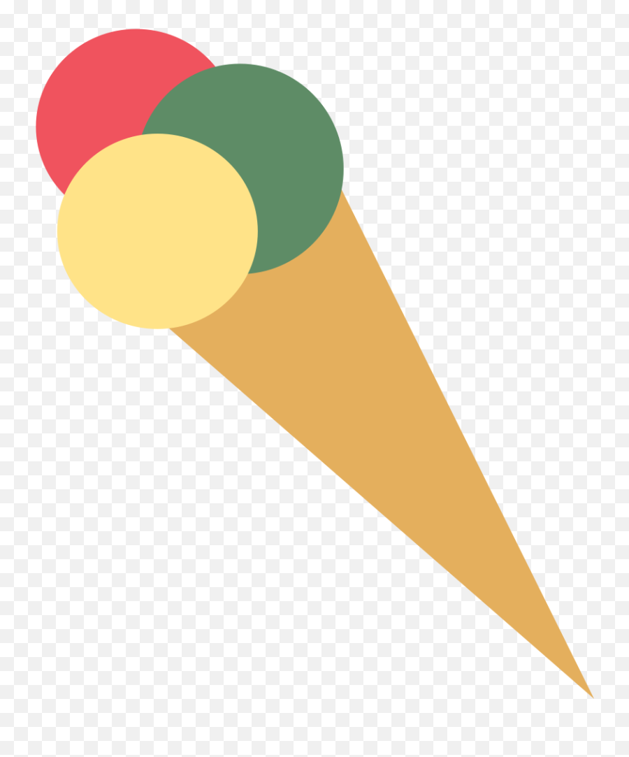 Icecream Cone - Openclipart Emoji,Panitbrush Emoji