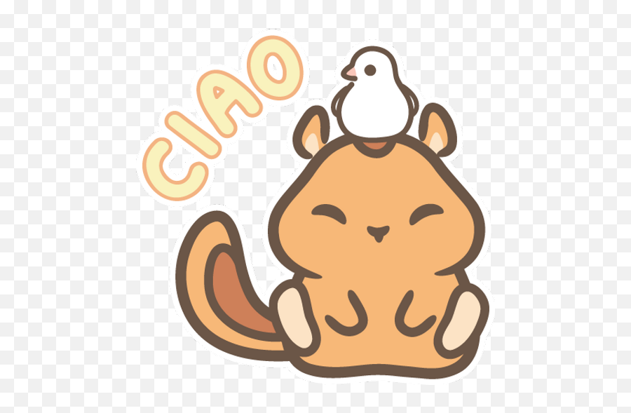 Sticker Maker - Dormaco The Dormouse Pasqua Ita Cute Kawaii Emoji,Chipmunk Emojii