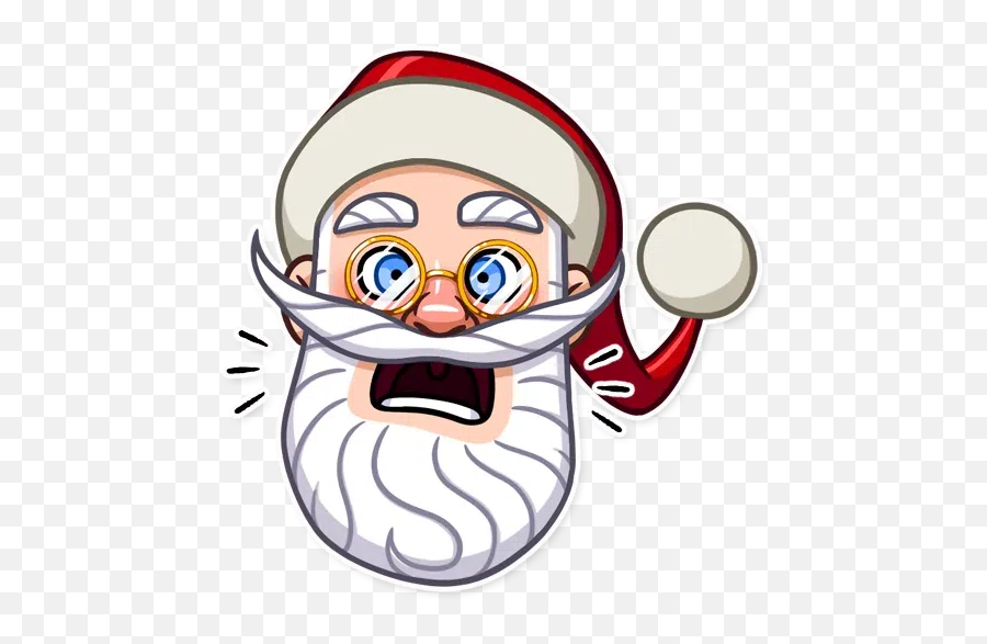 Santa Claus Sticker Pack - Stickers Cloud Emoji,Is There A Santa Claus Emoji?