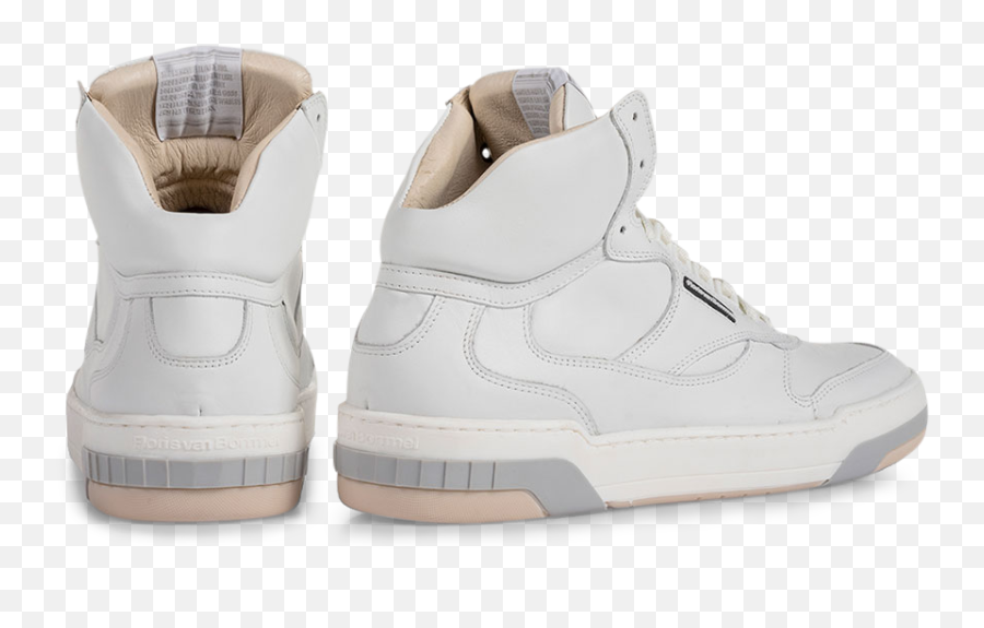High - Top Sneaker Calf Leather White Sfm101176002 Floris Emoji,Kow Emoji