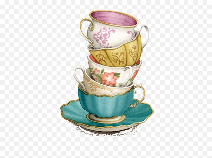 Vintage Teacup Png U0026 Free Vintage Teacuppng Transparent - Tea Cups Transparent Background Emoji,Teacup Emoji