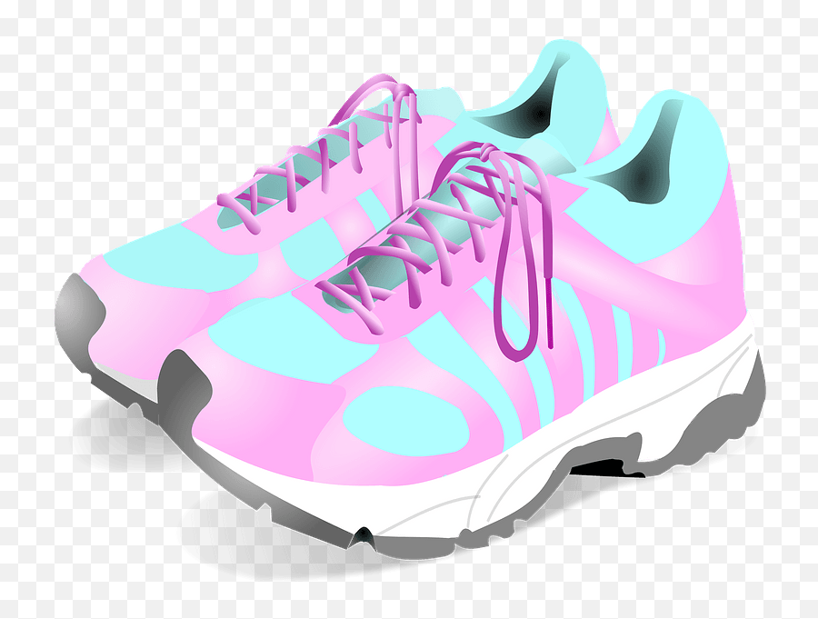 Couple Of Sneakers Clipart - Gym Shoes Clip Art Emoji,Emoji Tennis Shoes