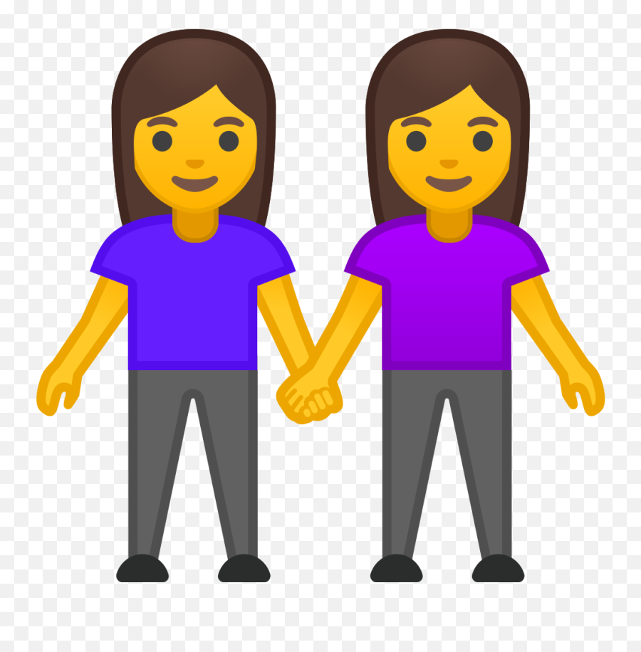 Two Women Holding Hands Emoji Meaning - Couple Holding Hands Emoji,Friendship Emoji