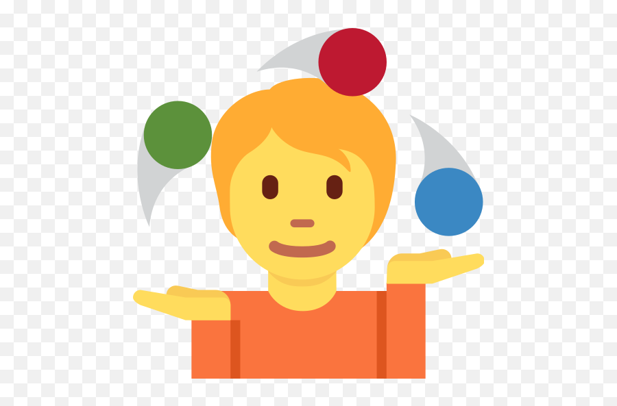 Person Juggling Emoji - Happy,Apron Emoji