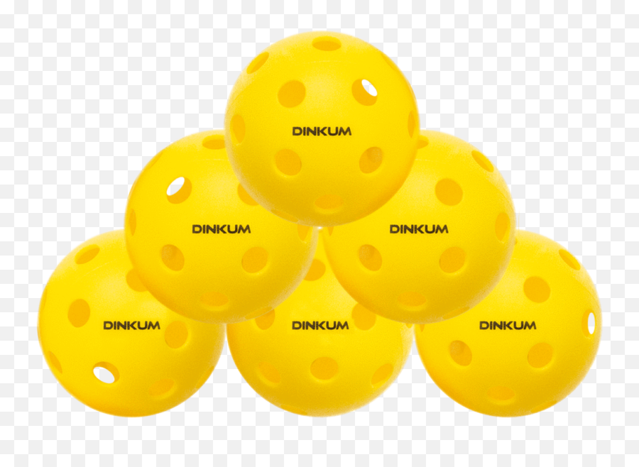 Dinkum Indoor Balls 6 Pack - Dot Emoji,Balls Emoticon