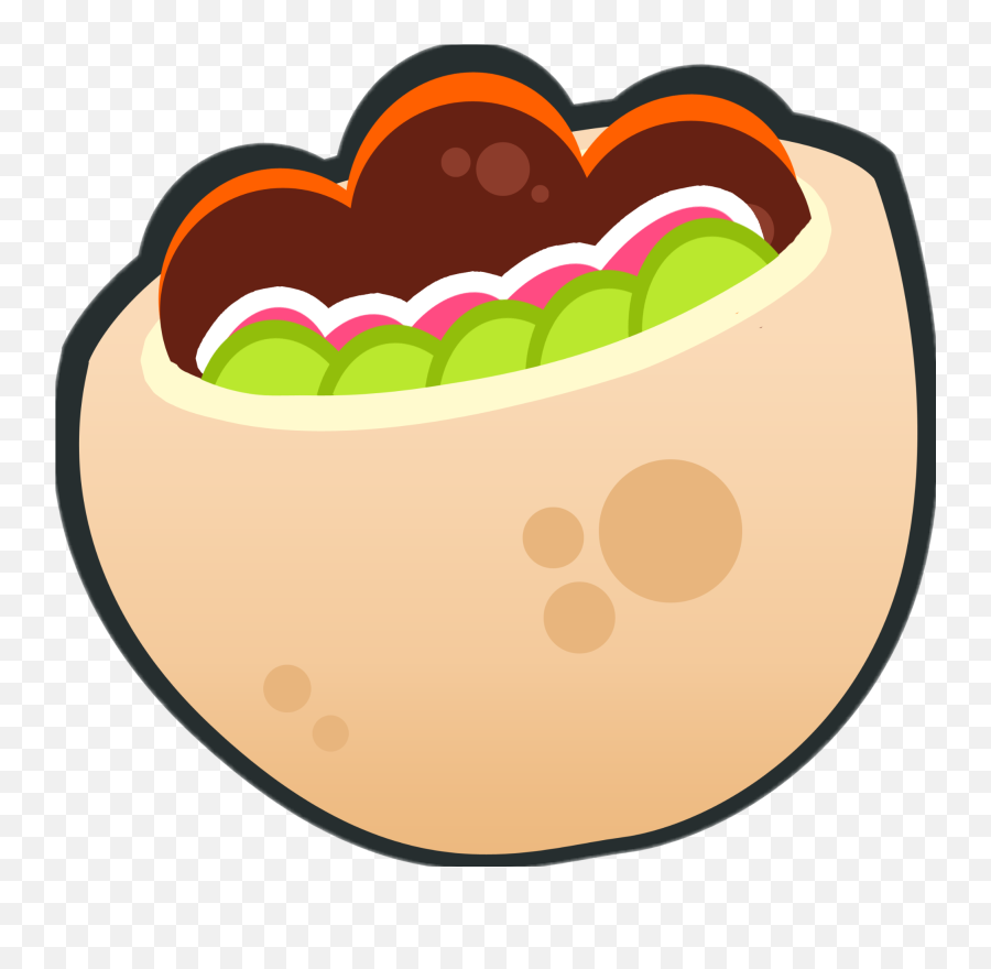 Remixed Logo Pita Bread Sticker - Superfood Emoji,Hummus Emoji