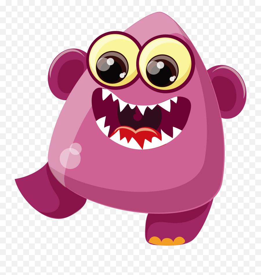 Image Transparent Cartoon Virus Purple Fangs - Mouth Transparent Bacteria Cartoon Png Emoji,Fang Emoji