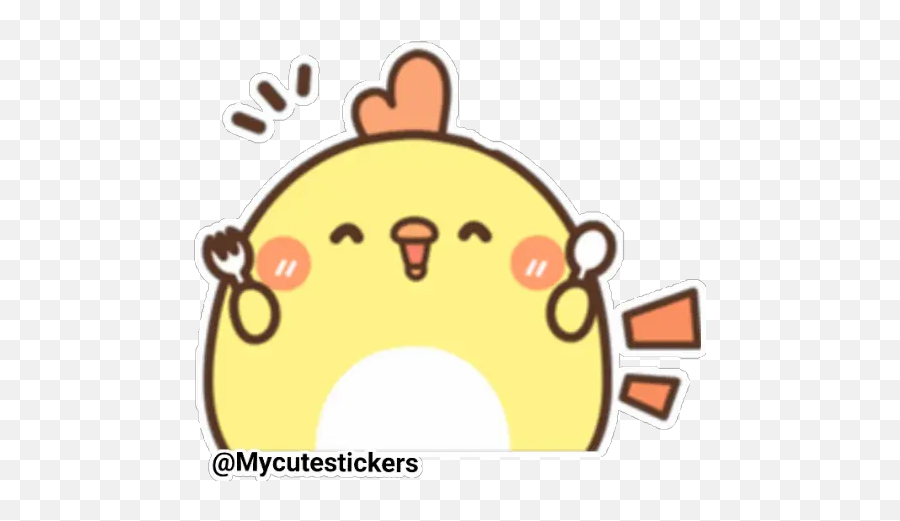 Sticker Maker - Lovely Chick Dot Emoji,Emoticon Unicornio Whatsapp
