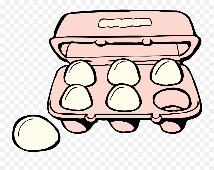 Egg Carton Box Drawing - Eggs Clip Art Emoji,Egg Emotions