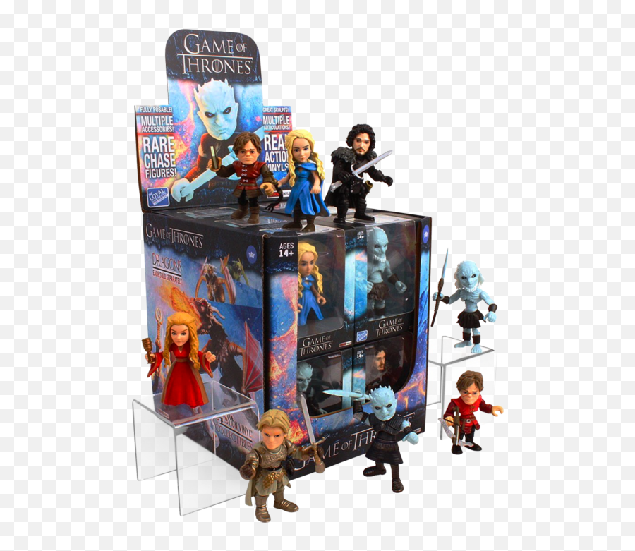 Game Of Thrones - 3u201d Vinyl Action Figure Blind Box Display Of 12 Game Of Thrones Loyal Subjects Figures Emoji,The Emoji Movie Rare Action Figures