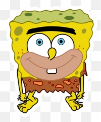 Spongebob Stickers - Baby Spongebob With One Tooth Emoji,Starstuck Emoticon
