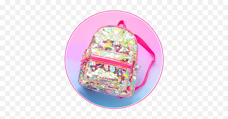 Bags Emoji,Emoji Holograph Backpack
