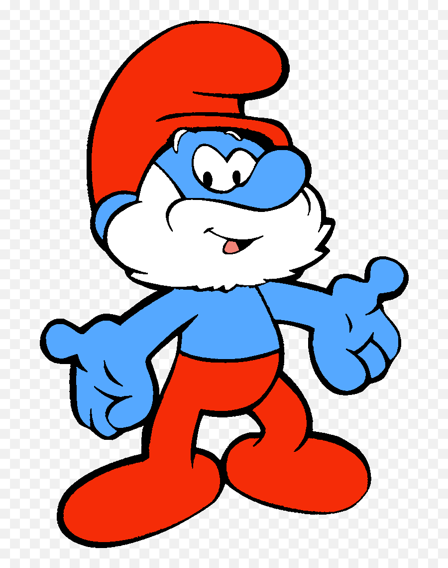 Simply Ideas - Papa Smurf Emoji,Droopy Dog Emoticon