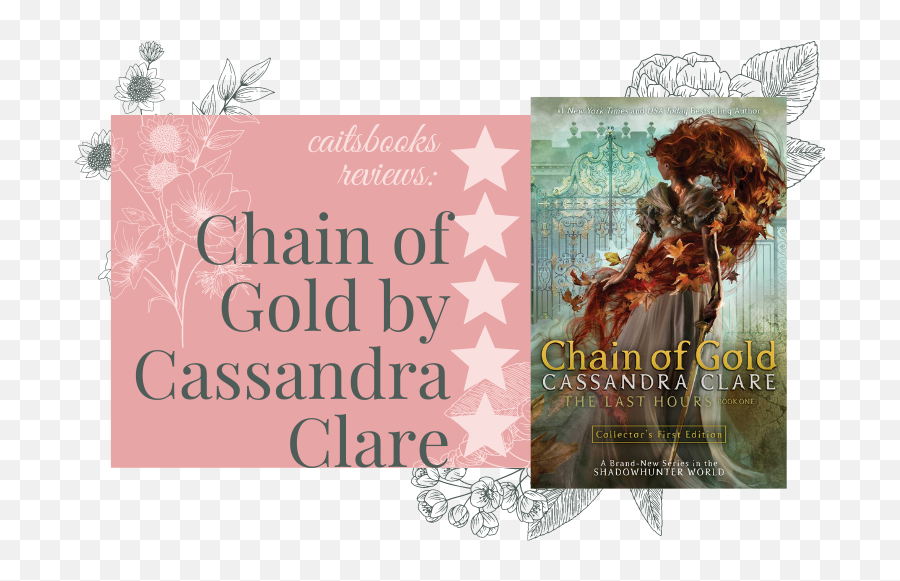 Tlh U2013 Caitu0027s Books - Cassandra Clare Chain Of Gold Emoji,Pics Of Rick Riordan's Books That Have Emotion