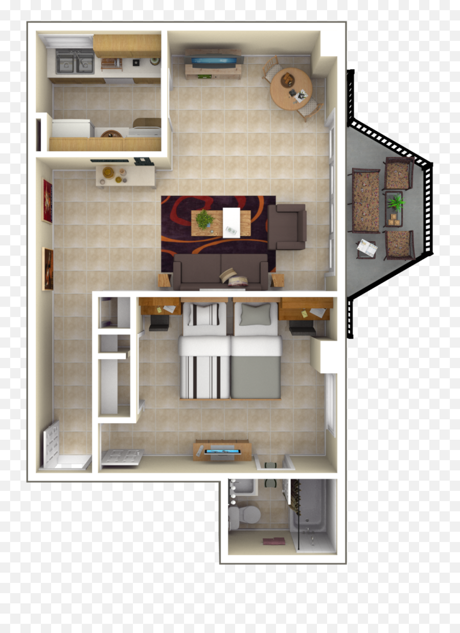 Uta One Bedroom Campus Housing - University Tower Apartments Louisville Emoji,University Of Louisville Emojis