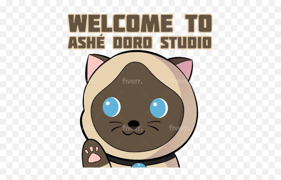 Draw Custom Chibi Anime Emotes For Twitch Discord Sticker - Soft Emoji,Anime Cat Face Emoticon Transparent