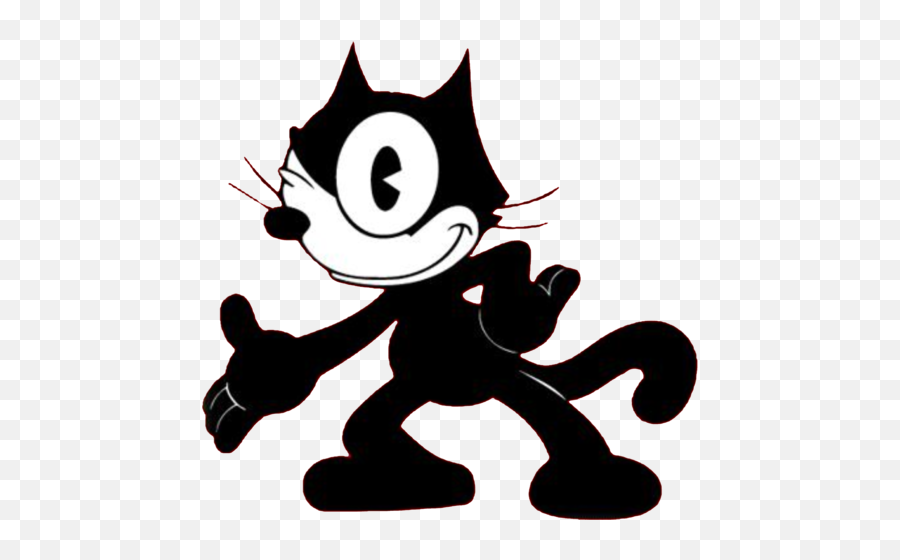 Download Felix The Cat - Felix The Cat Png Emoji,Felix The Cat Emoticon Code