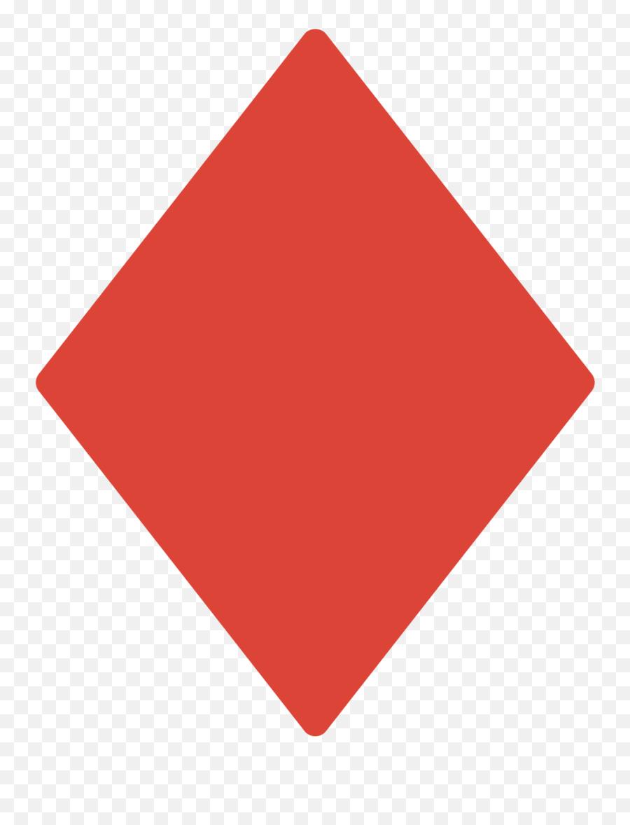 Emoji U2666 - Red Diamond Vector Shape,2 Diamond Emoji