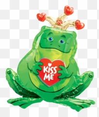 29 Large Frog Prince Kiss Me Super Shape - Balloon Emoji,Enlarged Emojis Unicorn
