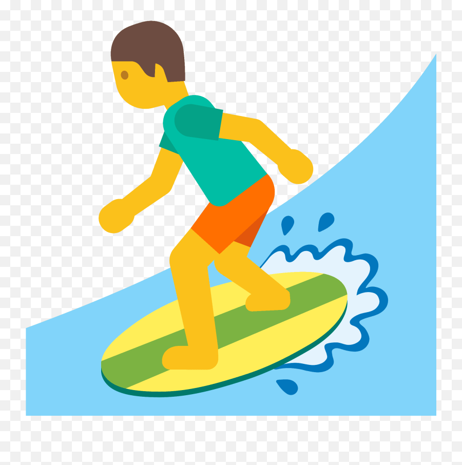 Person Surfing Emoji - Emoji,Surfing Emoji