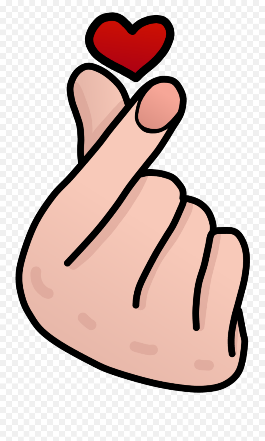 The Most Edited Youtube Love Picsart Emoji,Korean Finger Heart Emoji Pnmg
