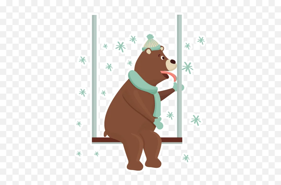 Telegram Sticker From Bear Pack Emoji,Grizzly Bear Emojis