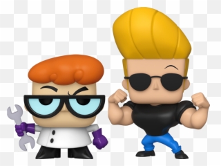 Funko Dexter And Johnny Bravo - Funko Pop Johnny Bravo Emoji,Emoji Movie Funko Pop