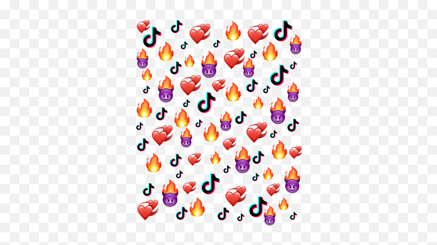 Pin - Background Emoji Tiktok Logo,Fire Emoji No Background
