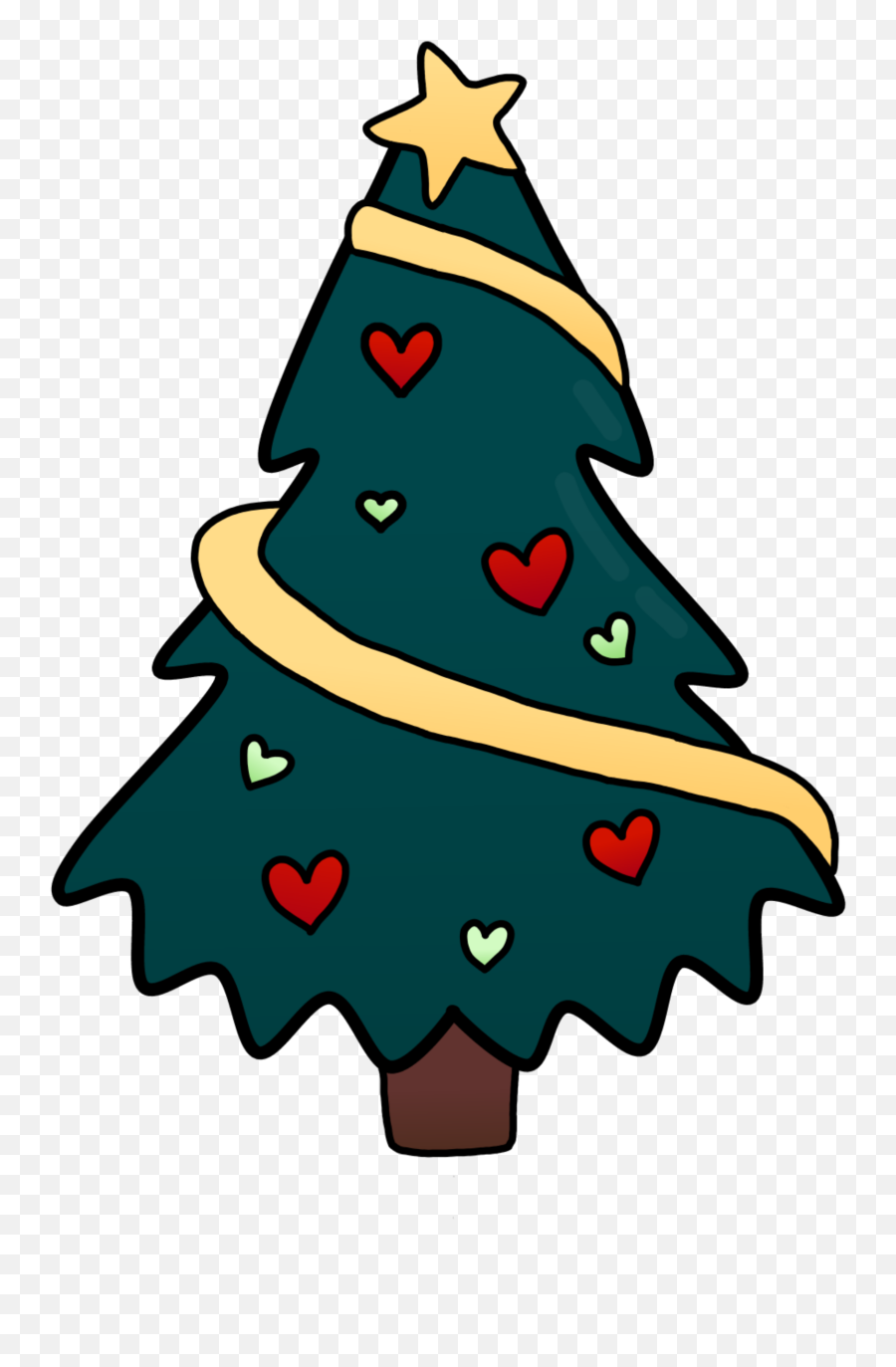 Christmastree Christmas Sticker By M E R Y E M - For Holiday Emoji,Christmass Tree Emoji