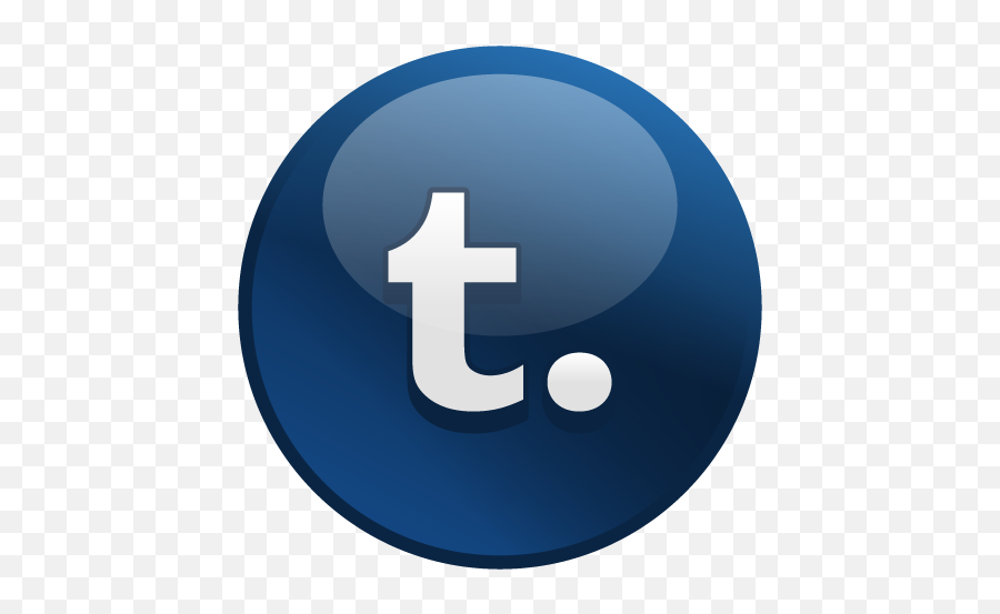 Tumblr Icon Glossy Social Iconset Social Media Icons - App Emoji,Pixel Emoji Tumblr