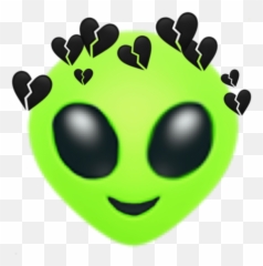 Green Emoji Sticker - Dot,Alien Emoji Stickers