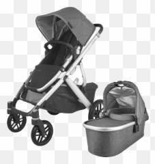Uppababy Vista V2 Stroller - Uppababy Vista Jordan Emoji,Babyhome Emotion Black