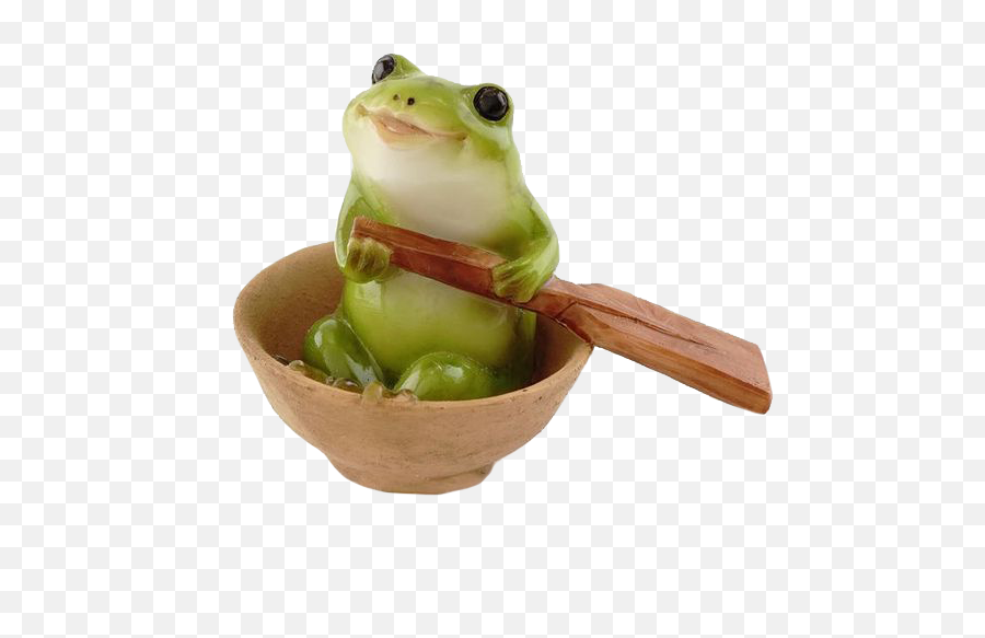 Goblincore Frog In Cup Sticker - Frog Aesthetic Png Transparent Emoji,Frog And Cup Emoji