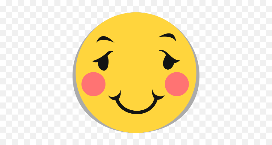 Yüzü Kzarm Utangaç Emoji - Wide Grin,Emoji Resimleri