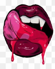 Popular And Trending Fangs Stickers On Picsart - Girly Emoji,Fang Emoji