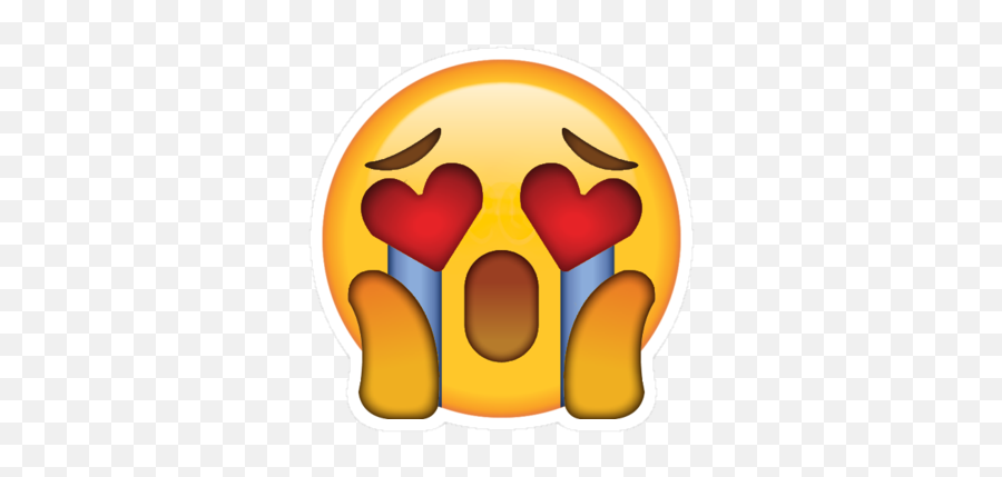 Download Smile Emoji Emotions Happy Sad Love Heart - Crying Heart Eyes Crying Emoji,Love Emoji